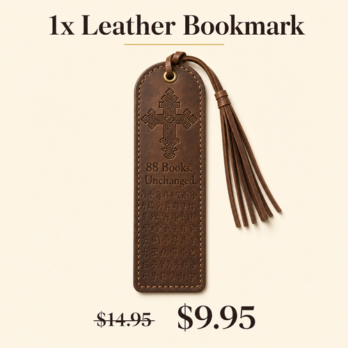Ethiopian Leather Bookmark